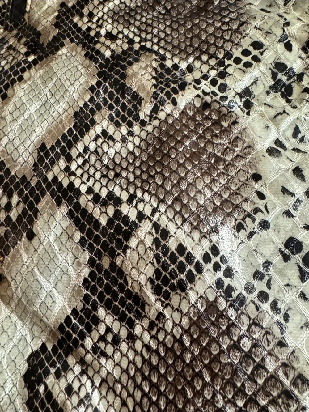 Marc New York Large Snake Print Tote Bag with Coin Pouch - Brown/Beige/Black